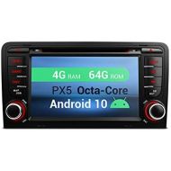 XTRONS 7 Android 8.0 Octa Core 4G RAM 32G ROM HD Digital Multi-Touch Screen DVR Car Stereo DVD Player Tire Pressure Monitoring WiFi OBD2 for Audi A3 S3 2003-2012