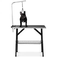 COZYWELL Pet Dog Grooming Table with Arm