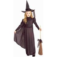 Forum Novelties Classic Witch Child Costume, Medium, Black