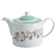 BonJour Dinnerware Fruitful Nectar Porcelain Teapot, Print
