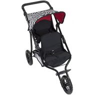 Little rose Deluxe Double Jogger Doll Twin Stroller Adjustable Handle High Quality Performance