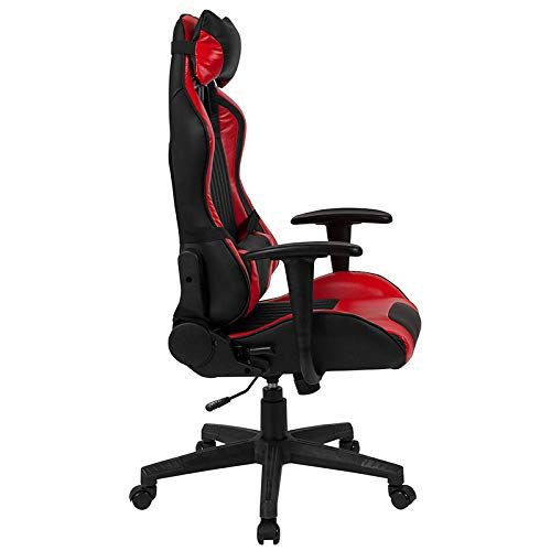  Emma + Oliver High Back BlackRed Reclining RacingGaming Office Chair