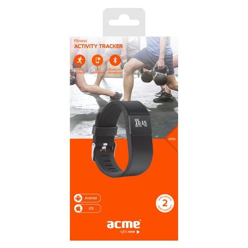  Acme acme Act03 Activity Tracker, Black, One Size