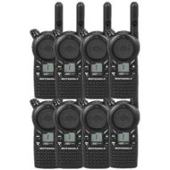 8 Pack of Motorola CLS1110 Two Way Radio Walkie Talkies (UHF)