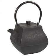 Creative Home 73504 47 oz Cast Iron Tea Pot, Black Color,