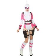 Xcostume Gwenpool Costume Deluxe Suit Belt Full Set Superhero Cosplay Outfit Accessory