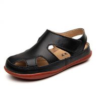 Navoku Closed Toe Cool Leather Skidproof Sandles Beach Boys Sandals
