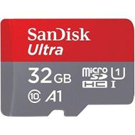 [아마존베스트]SanDisk 32GB Ultra microSDHC UHS-I Memory Card with Adapter - 98MB/s, C10, U1, Full HD, A1, Micro SD Card - SDSQUAR-032G-GN6MA