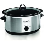 [아마존베스트]Crock-Pot Crock-pot Oval Manual Slow Cooker, 8 quart, Stainless Steel (SCV800-S)