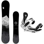 System 2019 MTN Snowboard with Summit Bindings Mens Snowboard Package…