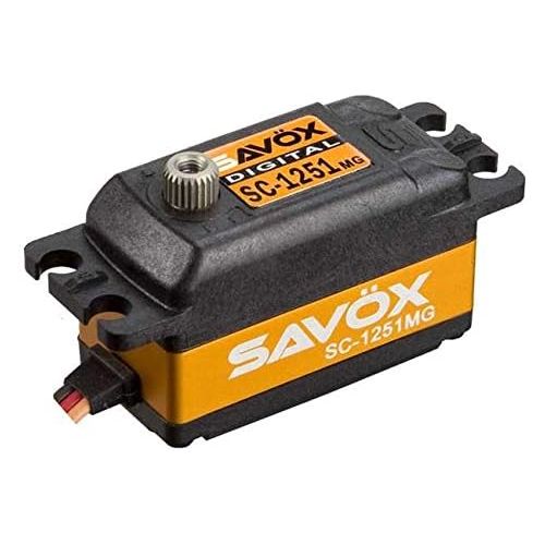  Savox SC-1251MG Low Profile High Speed Metal Gear Digital Servo