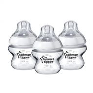 [아마존베스트]Tommee Tippee Closer to Nature Baby Bottle, Anti-Colic Valve, Breast-like Nipple for Natural Latch, BPA-Free - Extra Slow Flow, 5 Ounce, 3 Count