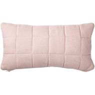 Bloomingville Nude Rectangular Quilted Recycled Wool Pillow with Gold Zipper