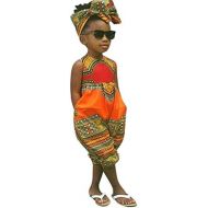 WWricotta Schuhe WWricotta Toddler Kids Baby Girl Outfits Clothes African Print Sleeveless Romper Jumpsuit