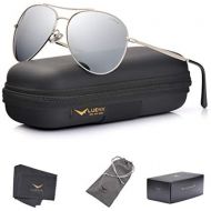 [아마존 핫딜]  [아마존핫딜]LUENX Aviator Polarized Sunglasses For Men Women- UV400 Protection Lightweight Metal Frame