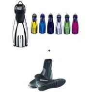 Marke: Mares Mares Quattro+ Gerateflossen incl. Bungee Straps u Classic Fuesslinge 35-47