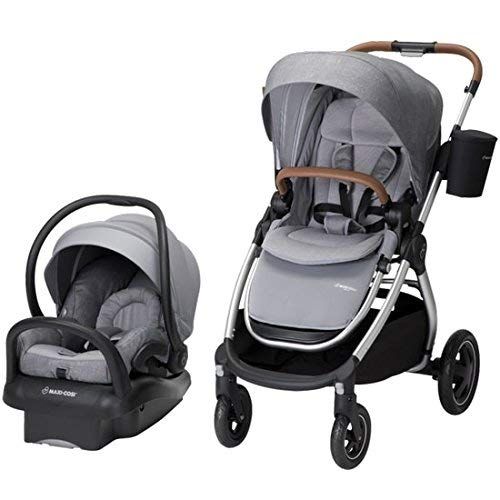  Maxi-Cosi Adorra 2.0 5-in-1 Modular Travel System with Mico Max 30 Infant Car Seat, Night Black
