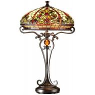 Dale Tiffany Lamps Dale Tiffany TT101114 Boehme Table Lamp, Antique Golden Sand