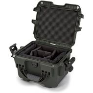 Nanuk 908 Waterproof Hard Case with Padded Divider - Olive