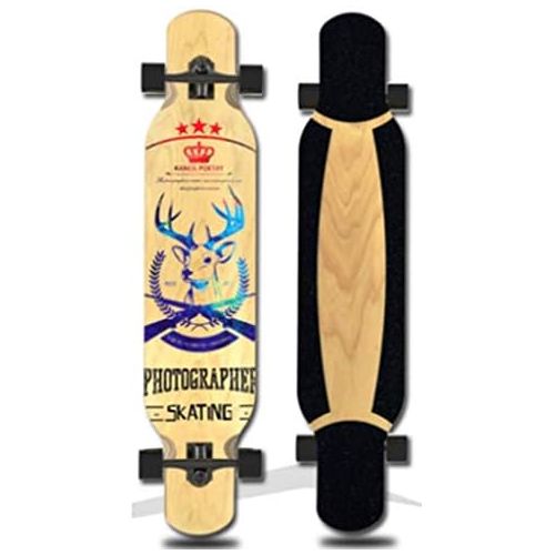  JIN Verbesserte Version des Dance Board Long Board Erwachsener Anfanger Professionelle Strasse Strassen Skateboard (Farbe : B)