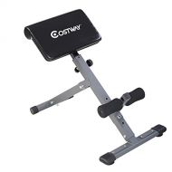 COSTWAY Adjustable AB Back Bench Hyperextension Exercise Abdominal Roman Chair