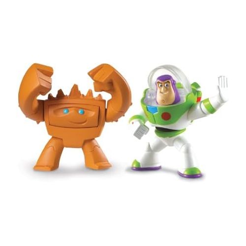 디즈니 Disney / Pixar Toy Story 3 Action Links Mini Figure Buddy 2Pack Protector Buzz Lightyear Good Mood Chunk
