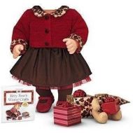 American Girl Chocolate Cherry Cardigan & Skirt Set for 15 Bitty Baby doll