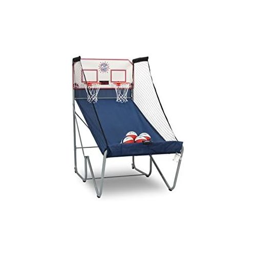  Pop-A-Shot Official Home Dual Shot Basketball Arcade Game  10 Individual Games  Durable Construction  Near 100% Scoring Accuracy  Multiple Height Settings  Large LED Scoring S