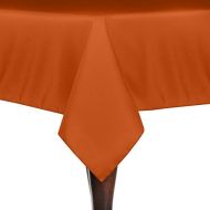 Ultimate Textile -3 Pack- 72 x 108-Inch Rectangular Polyester Linen Tablecloth, Orange