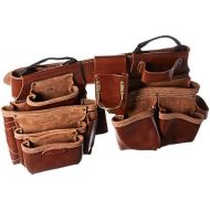Style N Craft Style n Craft 98444 19 Pkt Framers Combo in Top Grain Leather (4 Piece), Tan