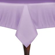 Visit the Ultimate Textile Store Ultimate Textile -3 Pack- 90 x 90-Inch Square Polyester Linen Tablecloth, Lilac Light Purple