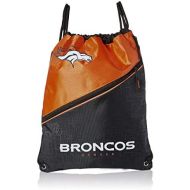 FOCO Denver Broncos High End Diagonal Zipper Drawstring Backpack