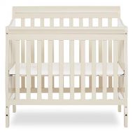 Dream On Me Aden Convertible 4-in-1 Mini Crib, French White