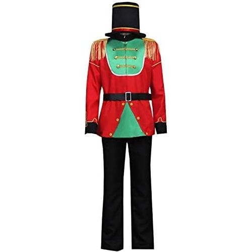  AGLAYOUPIN Adult Soldier Guard Cosplay Christmas Costume Hat Coat Halloween