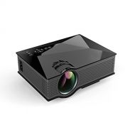 XFUNY LED Projector 1200 Lumens WIFI Mini HD 1080P Video Projector Compatible with HDMI, USB, AV, SD for Video  Movie  Game  Home Theater