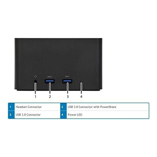 델 Dell Wireless WiGig Tri Band Dock Replicator for Select Latitude Models with WiGig ModuleAntenna (WLD15 452-BBUX CTKM5)