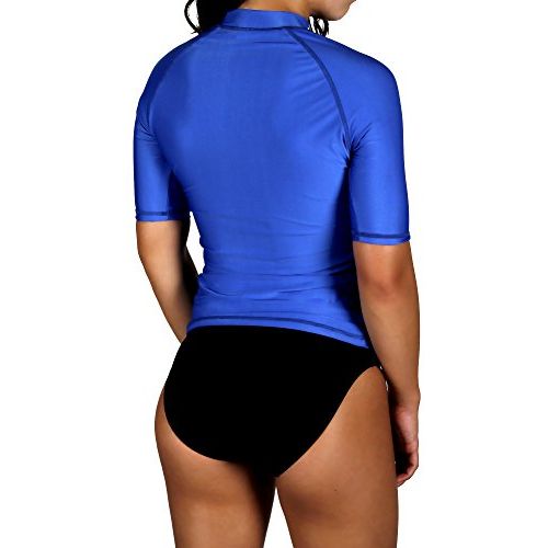  Adoretex Womens UPF 50+ Short Sleeve Rashguard Swim Shirt