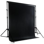 Savage Port-a-Stand and Vinyl Muslin Background Kit Black 62037-2015