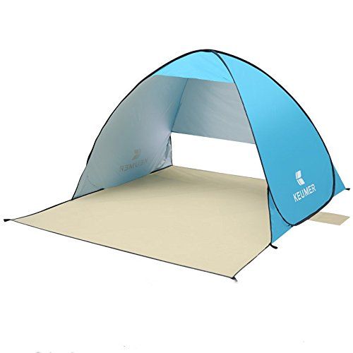 Amio Strand Zelte, Strand Zelte automatisch oeffnen Klapp Outdoor Doppelzelt Regen Sun Shade UV Zelt (Color : 1)