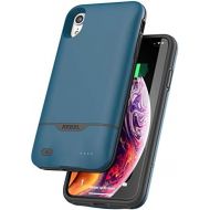 [아마존 핫딜] Encased iPhone XR Battery Case - 5270mAh Protective Charging Case with Extended Smart Power Reserve (Rebel Blue)