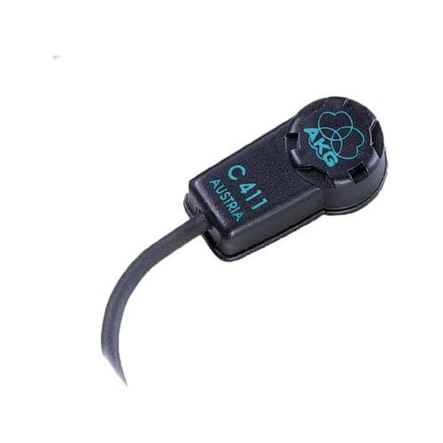  AKG Pro Audio AKG C411 L High-Performance Miniature Condenser Vibration Pickup with Mini XLR Connector