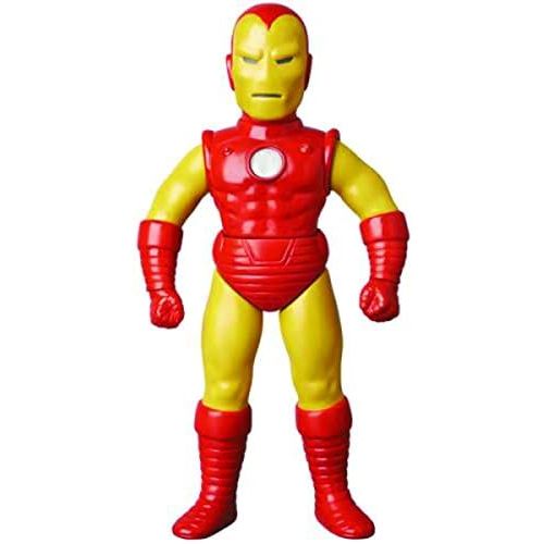 메디콤 Medicom Marvel Retro Iron Man Sofubi Action Figure