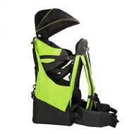 ClevrPlus Deluxe Baby Backpack Hiking Toddler Child Carrier Lightweight with Stand & Sun Shade Visor, Green | 1 Year Limited Warranty