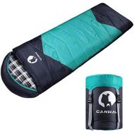[아마존핫딜][아마존 핫딜] CANWAY Sleeping Bag with Compression Sack, Lightweight and Waterproof for Warm & Cold Weather, Comfort for 4 Seasons Camping/Traveling/Hiking/Backpacking, Adults & Kids