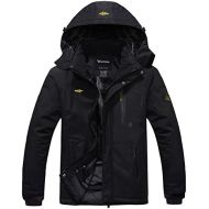 [아마존핫딜][아마존 핫딜] Wantdo Mens Waterproof Mountain Jacket Fleece Windproof Ski Jacket US XL Black XL