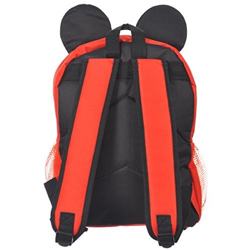 디즈니 Disney Mickey Mouse Big Smiles Backpack - red, one size