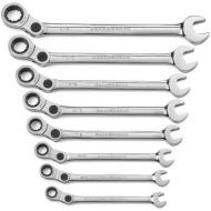 Apex Tool Group GearWrench 85498 8-Piece SAE Indexing Combination Wrench Set