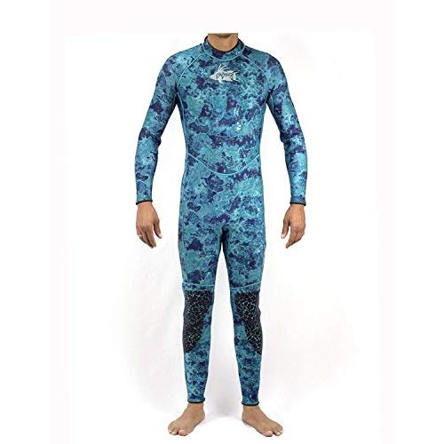  DXDiver 3mm Flex Camo Wetsuit Suit for Freediving Snorkeling Men Jumpsuit Pad on Chest Snorkeling Swimsuit Scuba Diving Spearfishing Super Stretch FLEXSUIT