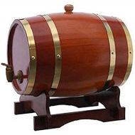 Zljaa Whiskey Barrel Dispenser Wood, Oak Aging Wine Barrel, Storage of Spirits, Liqueurs, Whisky Retro 30L