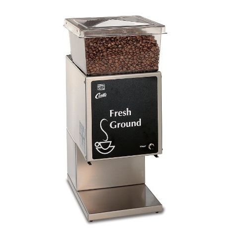  Wilbur Curtis Coffee Grinder 5.0 Lb Grinder With Single Hopper, Low Profile - Commercial Burr Grinder - SLG-10 (Each)